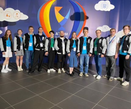 Команда СПбГАСУ завоевала третье место на чемпионате AtomSkills-2023