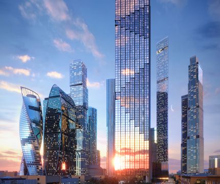 ​Каким будет «Дом Дау», новый высотный комплекс в «Москва-Сити»