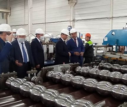 Председатель Заксобрания Краснодарского края посетил завод «Металл Профиль»