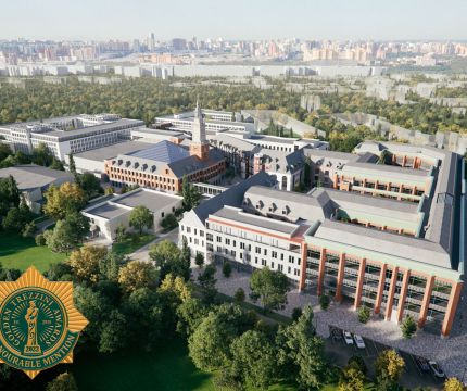 Проект кампуса Балтийского федерального университета имени Иммануила Канта отмечен дипломом международной архитектурно-дизайнерской премии «Золотой Трезини»