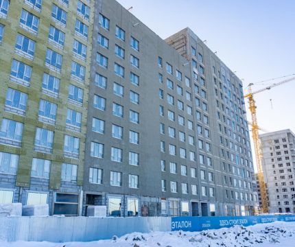 Монолитные работы на уровне 3 этажа в блоках 5.3 и 5.4: подробности строительства жилого района Солнечный