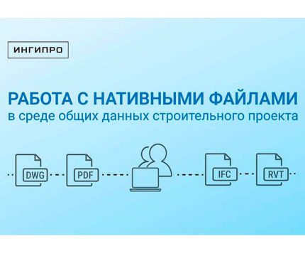 Работа с нативными файлами в среде общих данных строительного проекта. Проблемы и решения