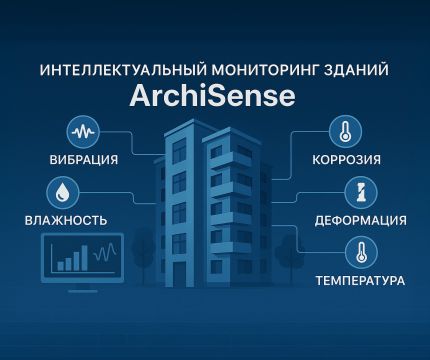 ArchiSense – уникальная система мониторинга зданий на базе ИИ и сети датчиков