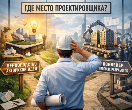 Первородство авторской идеи или конвейер типовых разработок: где место проектировщика?