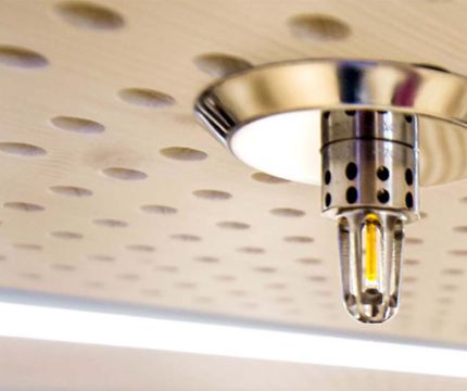 Потери площади: традиционная спринклерная система против системы с тонкораспыленной водой