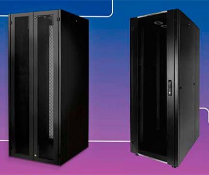 Серверные шкафы Mastermann: перфорация или стекло