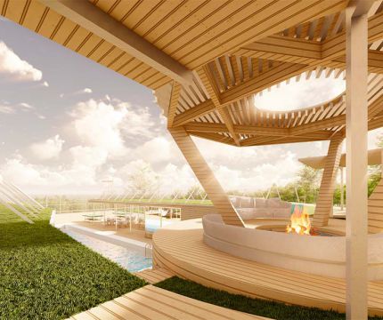 Ретритный центр и посёлок в Байдарской долине