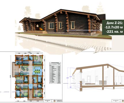 Современная дача или дом под ИЖС