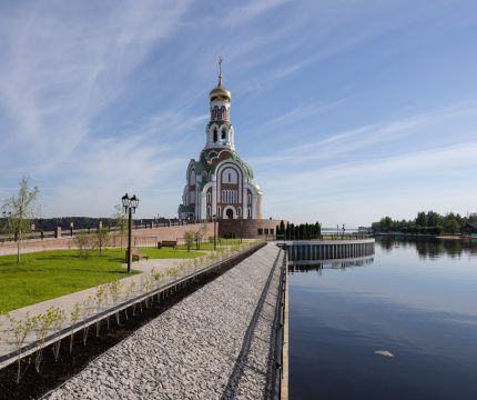 Завершено строительство нового храма на берегу Волги