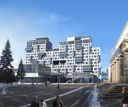 Комплекс общежития РГСУ в Москве