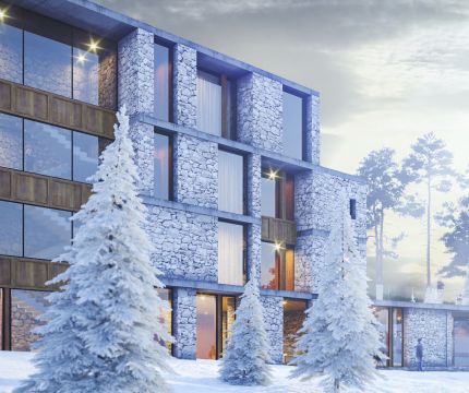 Гостиничный комплекс на горнолыжном курорте «Архыз»