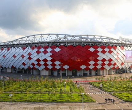 Футбольный стадион «Открытие Арена». Москва, Россия