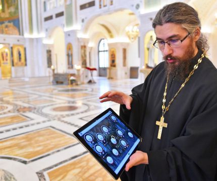 Новый храм Сретенского монастыря в Москве: BIM-технологии, скрытые инженерные сети и 3D-мэппинг