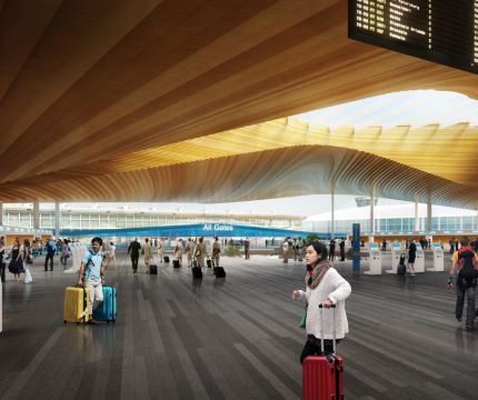 Материалы URSA, произведенные в России, применены при реконструкции терминала международного аэропорта Хельсинки