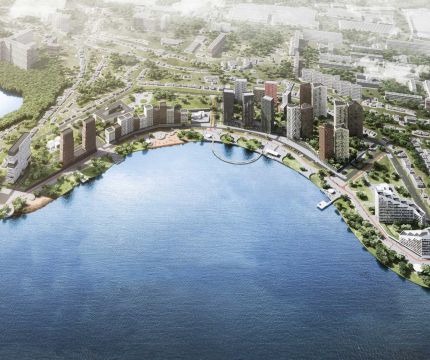 Архитектурное бюро «Крупный план» разработало проект комплексной застройки набережной реки Воронеж