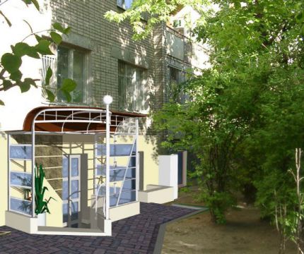 Салон Ростов-на-Дону. В составе мастерской Пивторак "Переоборудование под парикмахерскую", Архикад