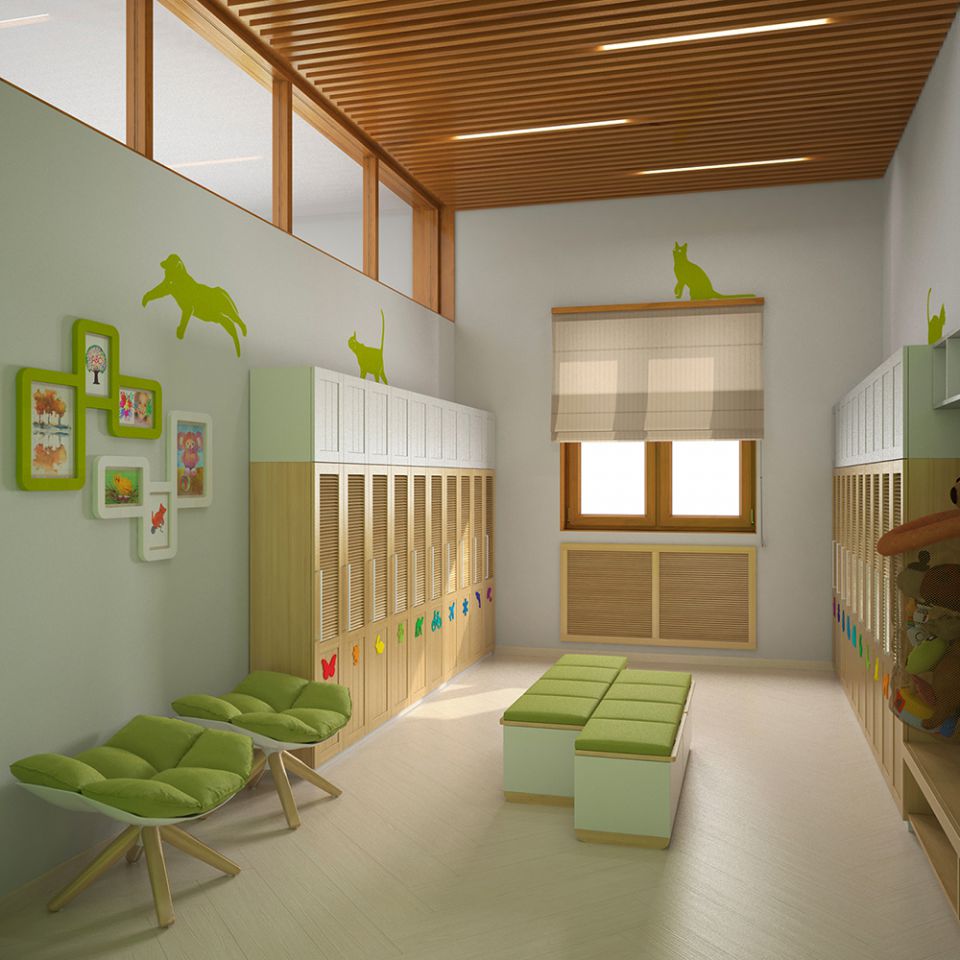 Стоимость дизайна интерьера детского сада