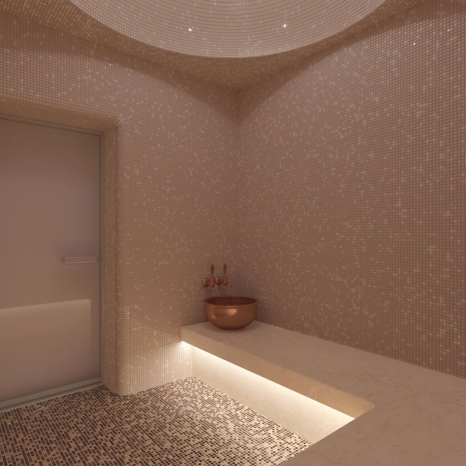 Хамам в квартире и частном доме, дизайн маленького хамама, идеи для туре�цкой бани